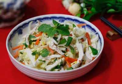 Goi ga bap cai Recipe - Vietnamese chicken cabbage salad