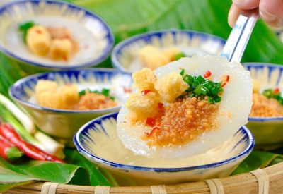 Vietnamese banh beo recipe - Steamed Rice Flour Cakes